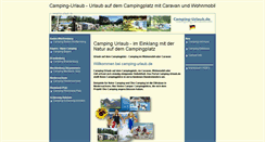 Desktop Screenshot of camping-urlaub.de